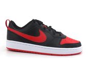 Scarpe ragazzi donna Nike Court Borough rosso nero modello air force shoes