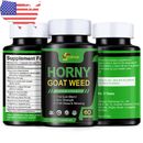 Horny Goat Weed Extract with Maca Capsules, Saw Palmetto Ginseng Sexual Enhancer