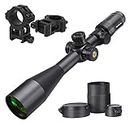 WestHunter Optics WHI 6-24X50 SFIR FFP Scope, First Focal Plane Red Green Illuminated Etched Glass Reticle, 30mm Tube Tactical Precision 1/10 MIL Scopes | Picatinny Kit C