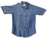 Ben Davis Vintage Short Sleeve Chambray Work Shirt XL