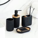 Resin 4Pcs Bathroom Accessories Toothpaste Brush Soap Dispenser Pump Bottle DIY