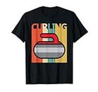 Curling Sport clásico vintage Camiseta