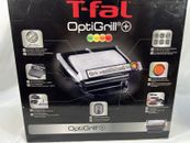 T-Fal OptiGrill + Plus Indoor Electric Grill With Recipe Book Brand New In Box