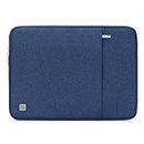 NIDOO 11 Inch Laptop Sleeve Case Water Resistant Protective Cover Portable Carrying Bag for 2017 New 12 inch MacBook / New 12.3" Microsoft Surface Pro / 11.6" MacBook Air, Blue