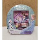 Disney Art | Disney Frozen Ii Activity Gift Set 24 Pc Puzzle Crayons Chalk Keepsake Box | Color: Purple | Size: Os