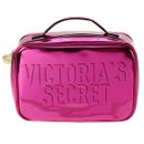 Bolso de Maquillaje Victoria's Secret Rosa Brillante Cosmético Estuche Grande Vanidad Bolso de Viaje