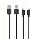 Kindle E-Readers and Fire Tablets 2 Pack 3ft USB to Micro-USB Cable (Designed for use with Fire Tablets and Kindle E-Readers)