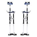 RsFiL 15" to 23" 24" to 40" 48" to 64" Decorators Stilts Aluminum Drywall Stilts Tool Plastering Stilts Adjustable Height for Painting Painter Taping 48" to 64"