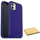 OTTERBOX Symmetry Series Case for iPhone 11 & iPhone XR (Only) - with Cleaning Cloth - Non-Retail Packaging - Sapphire Secret (Cobalt Blue) 27-53236-B89-NR-WC