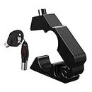 Motorcycle Handlebar Lock Aluminum Alloy Motorcycle Grip Lock Throttle Lock Motorcycle Grip Security Locks to Secure Your Bike, Scooter, Moped or ATV in Under 5 Seconds(Black,Size:5.47x1.06x2.28inch)