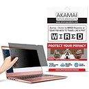 Akamai Office Products Privacy Screen Filter Widescreen Laptops Anti Glare (13.3 inches Diagonal, Black)