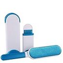 RECTITUDE D'Duce Multi-Purpose Double Sided Magic Self-Cleaning and Reusable Pet Fur and Lint Remover Brush Set