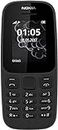 Nokia SIMFREE 105 Black 2017, A00028303_Old
