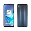 Motorola Smartphones moto g50 (6.5 Inch Max Vision HD+, Qualcomm Snapdragon 480 2.0 GHz octa-core, 48 MP Triple Camera, 5000 mAH Battery, Dual SIM, 4/64 GB, Android 11), Steel Grey