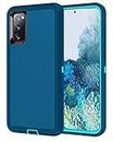 I-HONVA for Galaxy S20 FE 5G Case Shockproof 3 in 1 Full Body Protection [Without Screen Protection] Rugged Heavy Duty Durable Cover Case for Samsung Galaxy S20 FE 5G 6.5 inch 2020, Turquoise