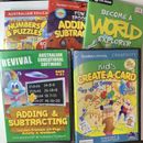 5x Educational Kids PC Games (Reading,Maths,Puzzles, Explore& Create A Card)