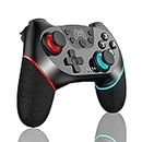 Games Switch Controller For Nintendo, Rechargeable Remote Wireless Switch Lite Controller Gamepad Joypad with Adjustable Turbo Dual Shock Gyro Axis Compatible with Nintendo Switch/Switch Pro