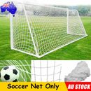 24 x 8FT PE Football Net Soccer Goal Post Nets Full Size Sport Training Match