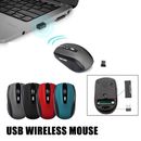 Maus Kabellos USB Wireless Mouse 2000DPI Computer Notebook Funkmaus PC DE L2J4