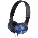 Sony MDRZX310L.AE Foldable Headphones - Metallic Blue Metallic Blue Single