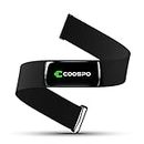 COOSPO Heart Rate Monitor Chest Strap H9Z, Bluetooth 5.0 ANT+ Heart Rate Monitor Chest Sensor with Rechargeable Battery, HRM Works with Strava/Wahoo Fitness/Polar Beat/Peloton/Zwift/DDP Yoga App