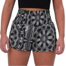Free People Shorts | Free People Black The Way Home Shorts Sz M Nwt | Color: Black/White | Size: M