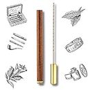 Cigar Draw Enhancer Tool QBOSO Travel Cigar Draw with Wooden Case,Getting More 30% Benefit for Each Shot. (pro)