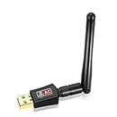 USB Wifi Dongle for PC High Speed 600Mbps USB Wifi Adapter Dual Band 2.4/5GHz USB Wifi Computer Internet Adapter for PC/Desktop/Tablet/Laptop