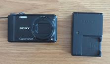 Sony Cyber-shot DSC-HX5V 10.2MP Digital Camera- Black Wall Charger One Battery 