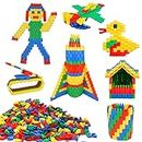 Wembley Construction Block Play Set for Kids, Educational Building Blocks, Puzzle Toy Set for Kids Age 2 3 4 5 Years-150 Pcs- Multicolor- BIS Approved