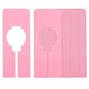 PATIKIL Clothes Dividers for Hanging Clothes, 30 Pack Rectangle Closet Clothing Rack Size Dividers Blank Labels Sorting Rectangular Separator for Closet, Pink