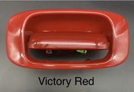 Tailgate handle and bezel 99 00 01 02 06 Chevy GMC Silverado Sierra Victory Red 