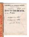 1894 Launceston Saw-Mill & Joinery Works receipt Charles Adams & Sons.