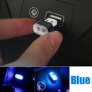 USB LED Car Interior Light Neon Atmosphere Ambient Lamp Bulb Accessories Blue