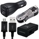 Samsung Galaxy S21 S20 S10 S9 S8 S7 S6 Fast Charging USB Car Wall Charger +Cable