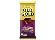 Cadbury Old Gold Old Jamaica Rum N Raisin Dark Chocolate Bar 180g Imported