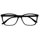 The Reading Glasses Company Black Readers Large Designer Style Mens Spring Hinges R51-1 +1.00