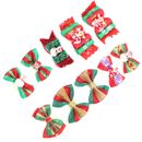 10 Pcs Dog Accessories for Large Dogs Christmas Pet Hair Tie