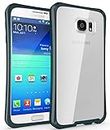 Galaxy S6 Case, TUDIA Scratch Resistant LUCION Lightweight Slim-Fit Clear Back Bumper Precise Cutouts Protective Case for Samsung Galaxy S6 (Navy Blue)