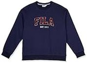 Fila Unisex Classic Sweatshirt, New Navy, Large US