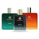 The Man Company Perfume Gift Set for Men 3X100ml - Scent Harmony | Premium Long-Lasting Eau De Parfum Body Spray For Men | For Party, Outing, & Date