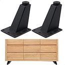 Divano tavolo gambe mobili - divano adatto per il supporto TV dell'armadio e altri mobili altezza regolabile 4 pezzi 8 X 7 X 6 Cm sabbia nera forte durevole alta capacità di carico