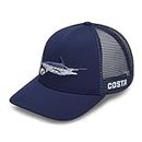 Costa Del Mar Herren Gesteppte Trucker-Marlin-Mütze Baseballkappe, Blau, Einheitsgröße