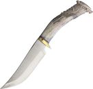 Ken Richardson Knives Fixed 5.75" 1085HC Steel Clip Shed Deer Antler - KR1408
