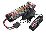 Traxxas Battery/Charger Completer Flat Pack with 2-amp fast charger and 8.4V NiMH battery