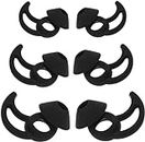LALOCAPEYO 3 Pairs S/M/L Replacement Silicone in Ear Earbud Tips Set Earphone for Bo-se QC20 QC20i SoundSport SIE2i IE2 IE3 Black