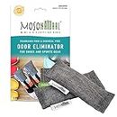 Moso Natural Odor Absorbers A Scent Free Odor Eliminator for Shoes, Gym Bags and Sports Gear. Premium Moso Bamboo Charcoal Air Purifying Bag and Deodorizer 75gm * 2 (Two Bags Per Package)