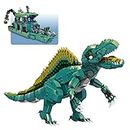 ICW Multificence Changeable Series Spinosaurus Spine Back Dragon DIY Building Block Brick Toys Contruction Set (2 in 1) (Spinosaurus 31027 (1064 pc))