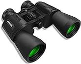BIRMON Binocular for Long Distance Telescopic Durbin for Bird Watching Hunting Travel Adjustable Lens for Clear Vision Zoom 20X50 Range 168M/20000 M/BAK 4 Prism with Carrying Case and Strap (Black)