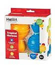 Halilit Tropical Maracas Sound Toy. Brightly Coloured Traditional Rattle Shaker Musical Instruments with Easy Grip for Infants and Toddlers 6 Months +